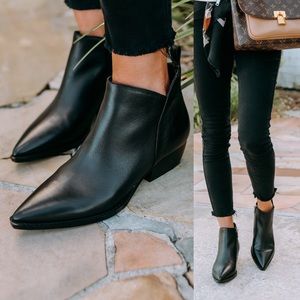 Marc Fisher Black ankle boots
